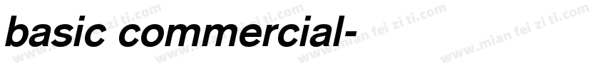 basic commercial字体转换